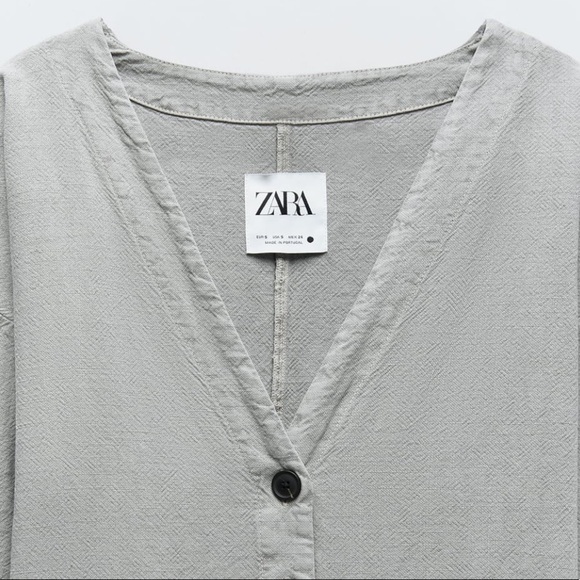 ZARA BNWT Textured Weave Jumpsuit - Picture 2 of 6